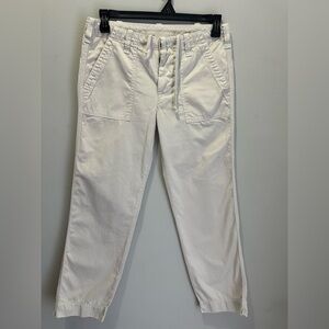 Vince Women’s Casual Style Fatigue Pants Button Fly Bone Slash Pocket 27